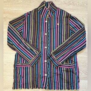 SUMORICHISATO Tsumori Chisato Stripe Print Shirt, Sz.M 90’